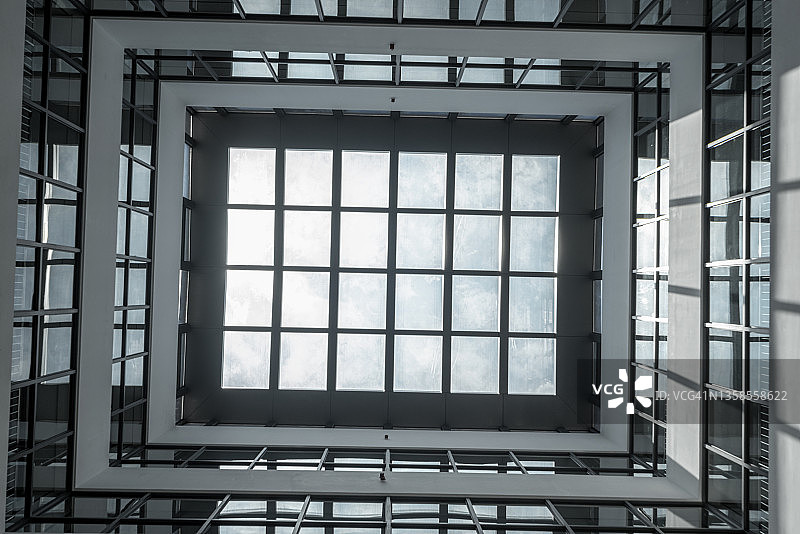 玻璃走廊图片素材