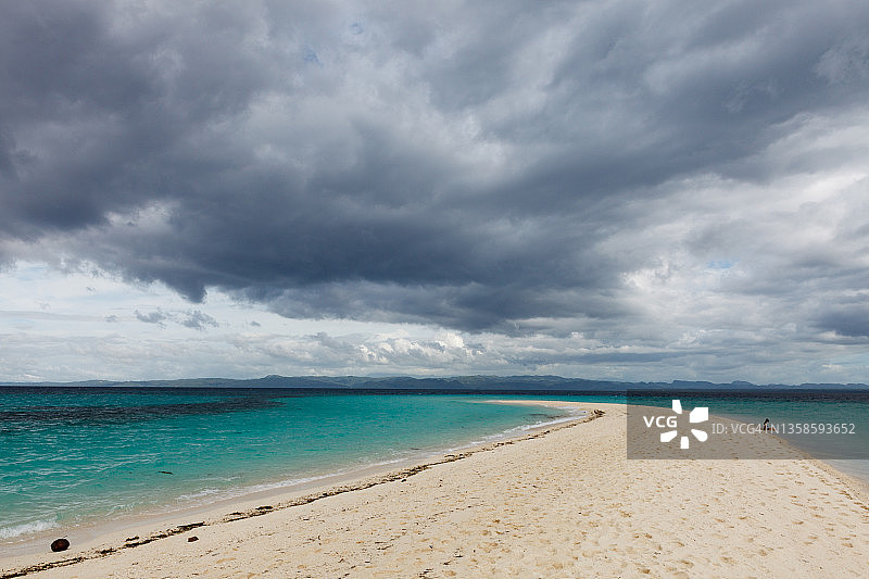 卡兰加曼岛的沙洲图片素材
