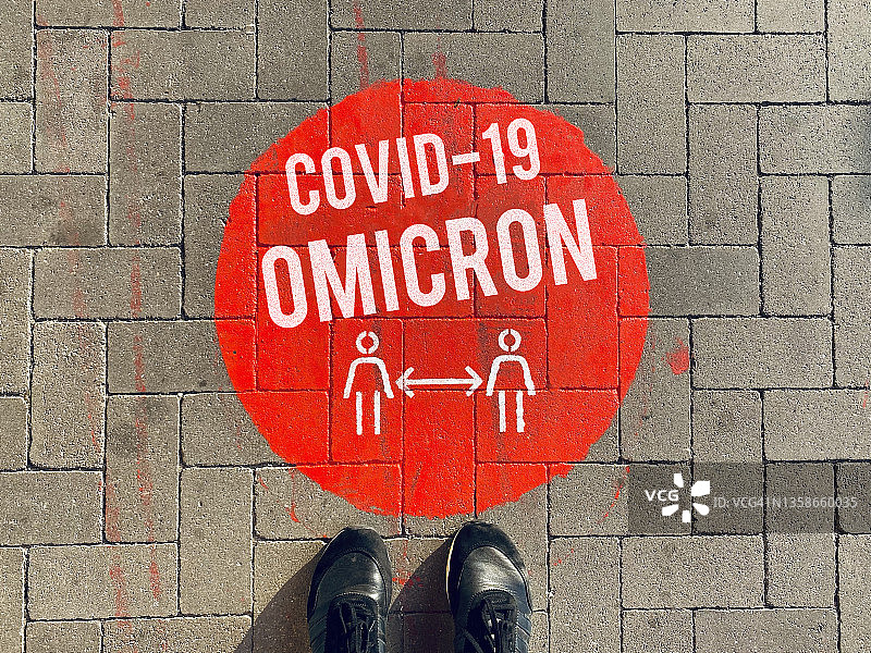 新冠疫情–奥密克戎变异株图片素材