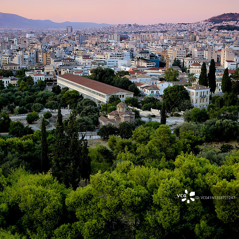 雅典景观图片素材