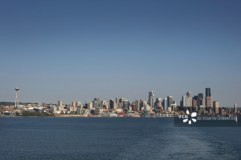 华盛顿州西雅图市中心景色图片素材