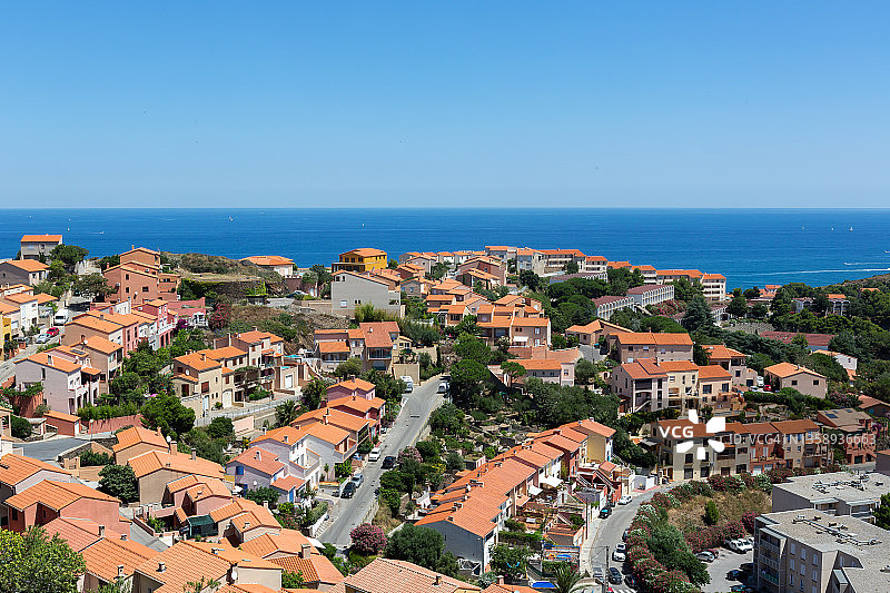 法国东比利牛斯省旺德尔港图片素材