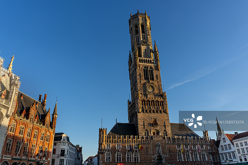 布鲁日钟楼图片素材