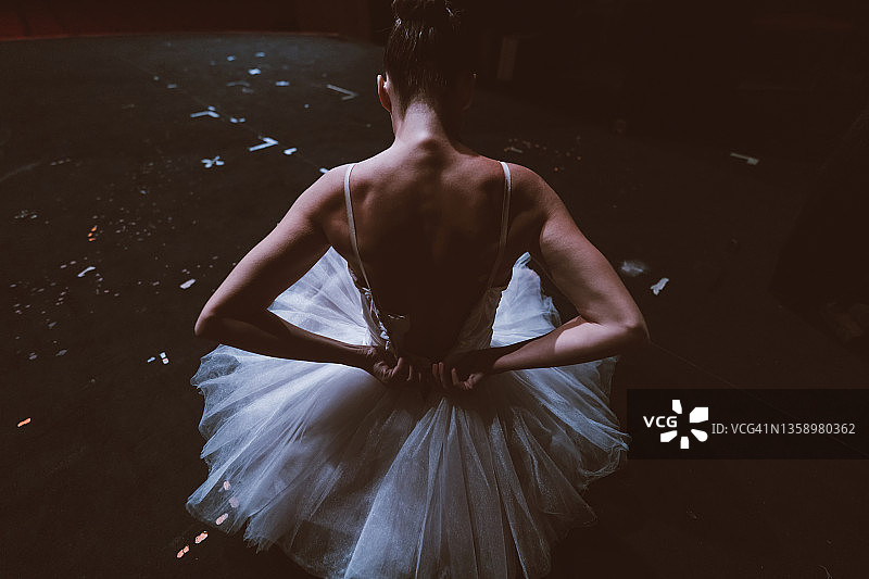 芭蕾舞后台图片素材