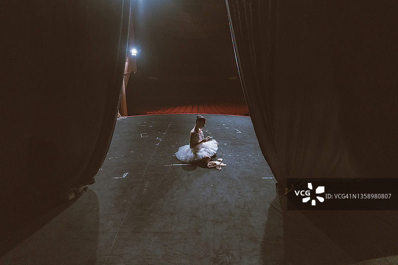 芭蕾舞演员的一天图片素材