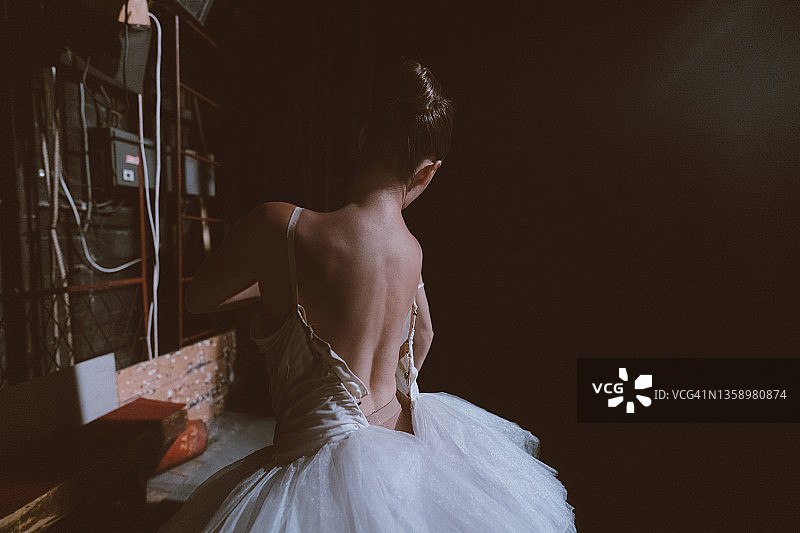 芭蕾舞后台图片素材