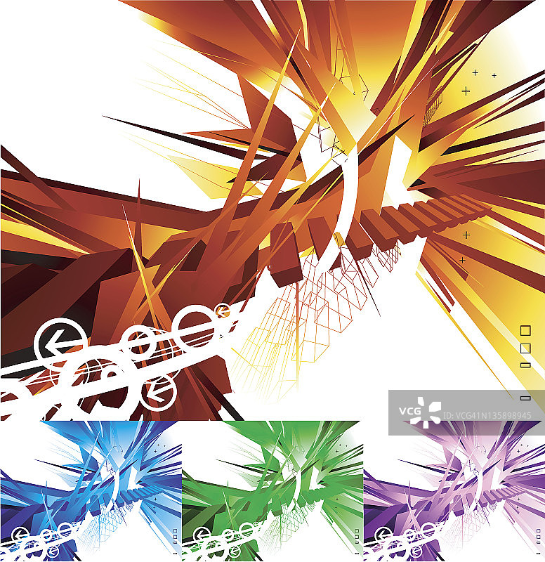 科技爆炸（矢量）图片素材