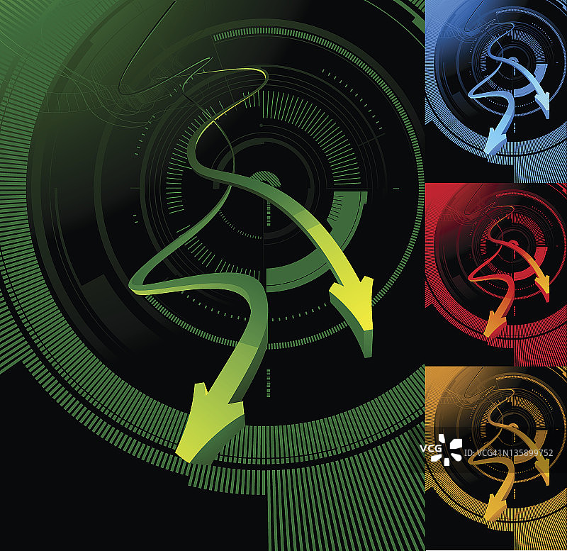 风格化箭头图片素材