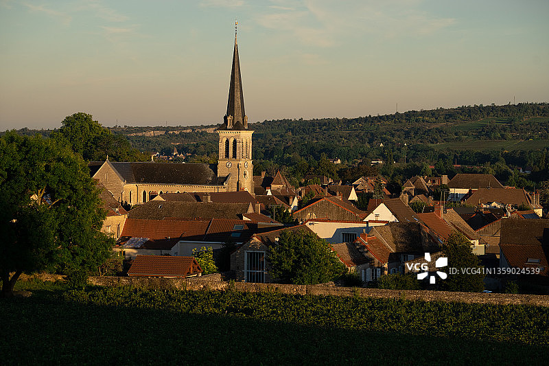 桑特奈村庄图片素材