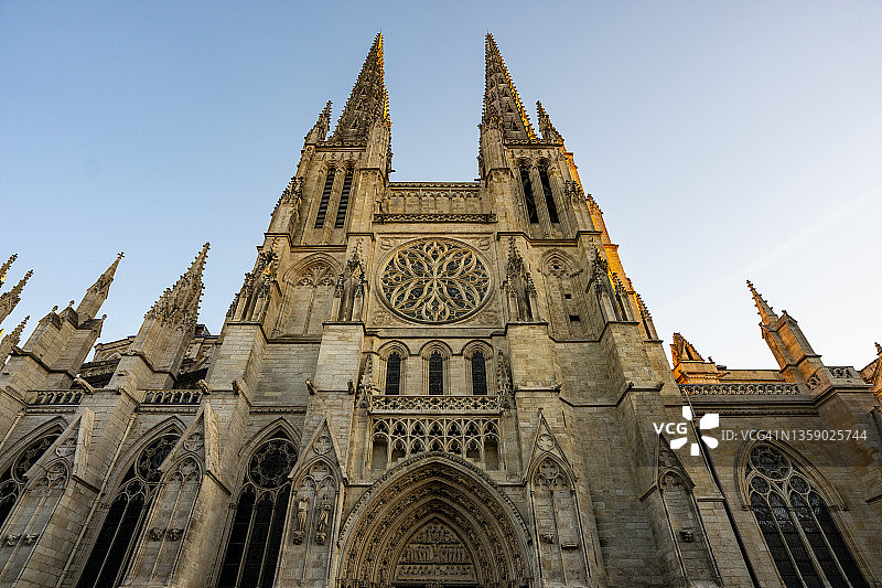 波尔多圣安德烈大教堂北门图片素材