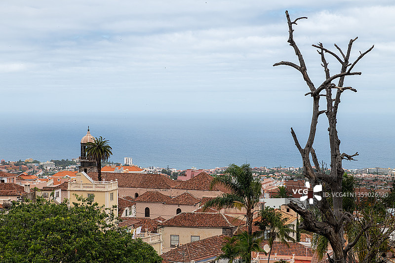 特内里费岛奥罗塔瓦老镇风光图片素材