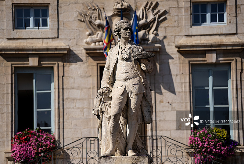 图尔尼于斯市政厅的雕像图片素材