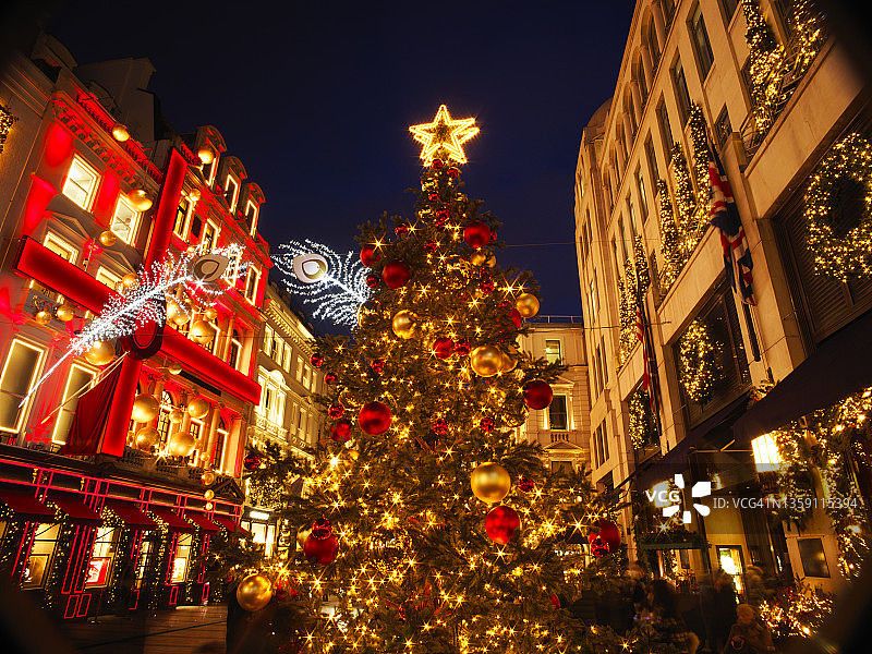 伦敦的圣诞节图片素材