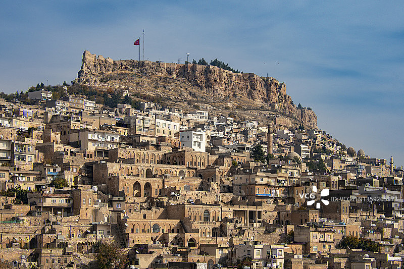 土耳其东南部安纳托利亚的马尔丁老城图片素材