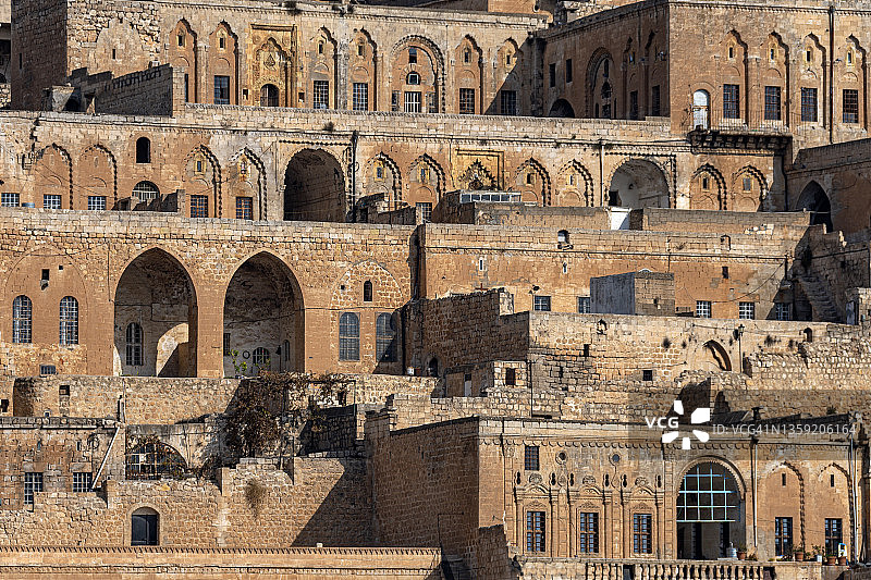 土耳其东南部安纳托利亚的马尔丁老城图片素材