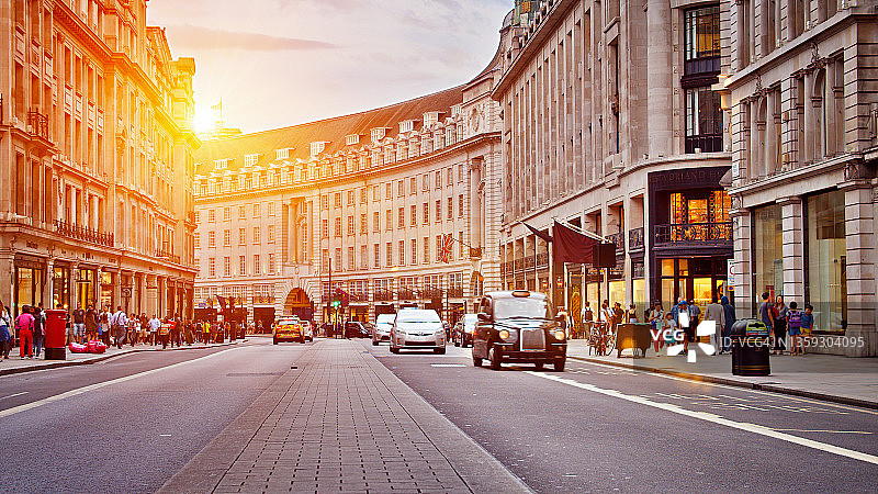 伦敦丽晶购物中心街景图片素材