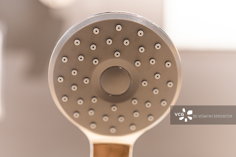 淋浴喷头特写图片素材