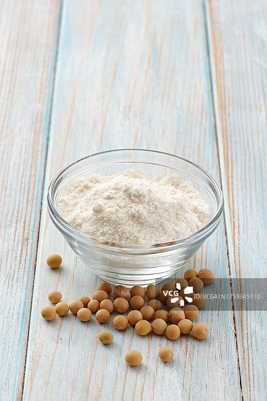 大豆粉和大豆图片素材
