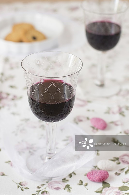 蓝莓利口酒图片素材