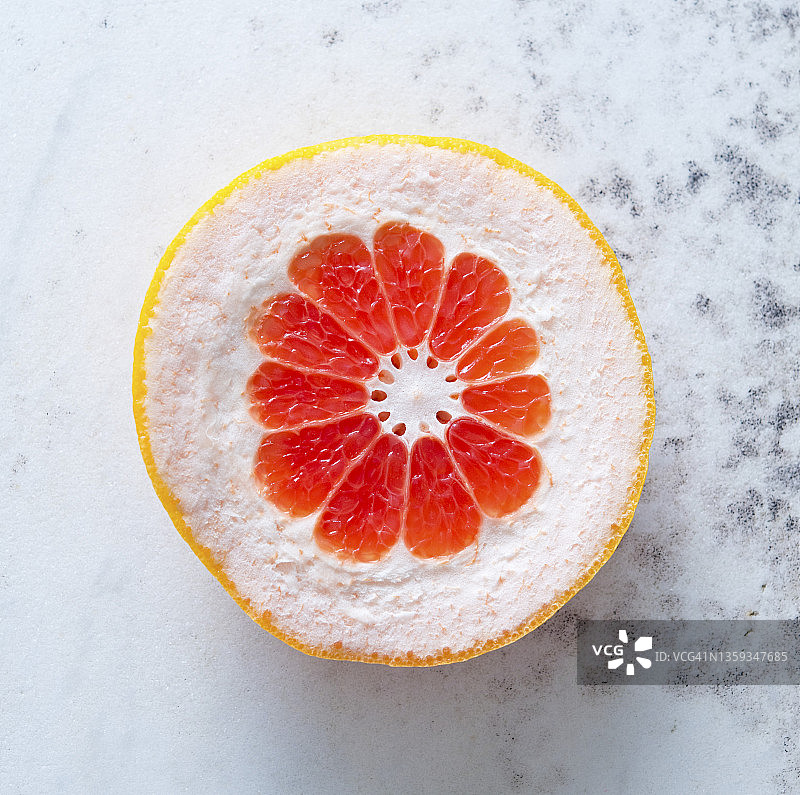 粉色西柚切片图片素材