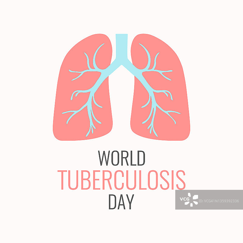 结核病概念图图片素材