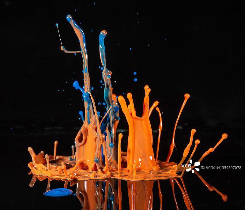 油漆飞溅图片素材