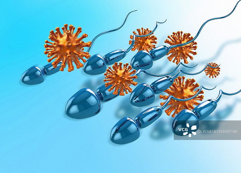 新冠疫情对男性生育的影响图片素材