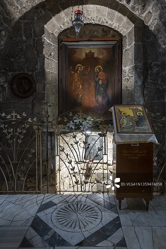 拿撒勒的教堂图片素材