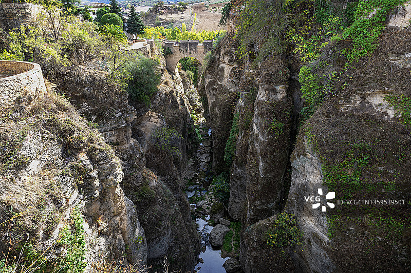 西班牙安达卢西亚马拉加龙达老桥图片素材