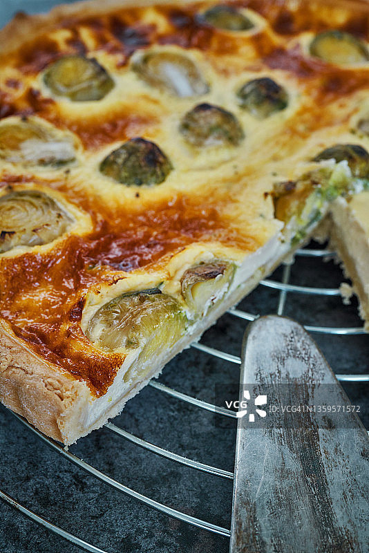 抱子甘蓝乳蛋饼图片素材