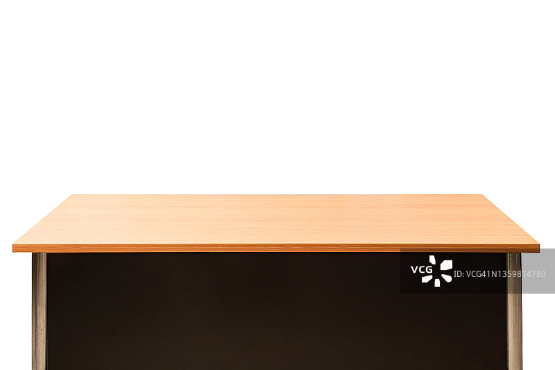 白色背景的木桌面，用于产品或文本展示图片素材