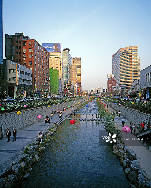 首尔市中心景色图片素材