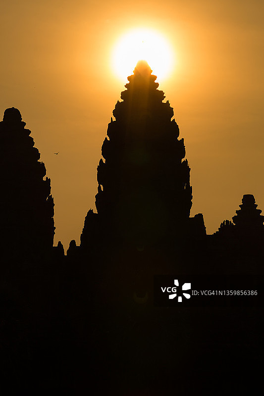 吴哥寺日出图片素材