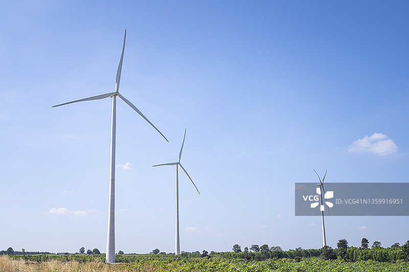 泰国风力涡轮机图片素材