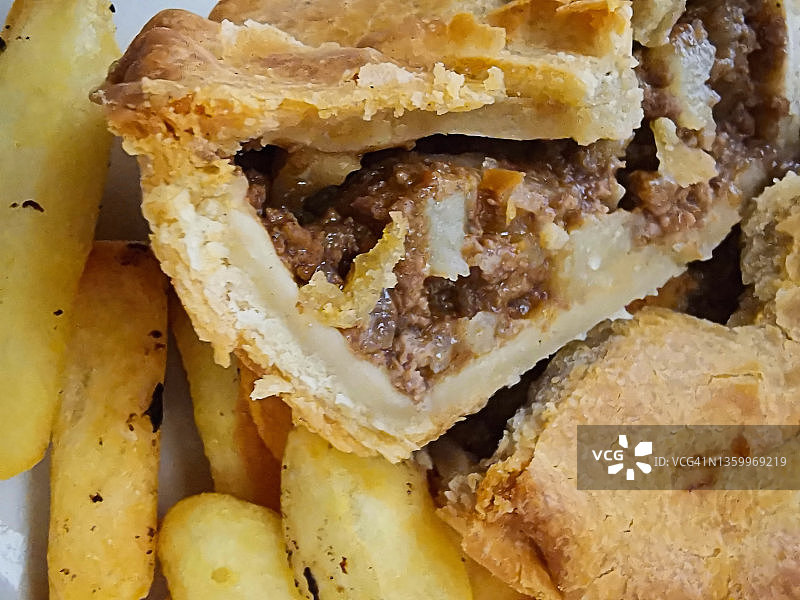 肉和土豆馅饼图片素材