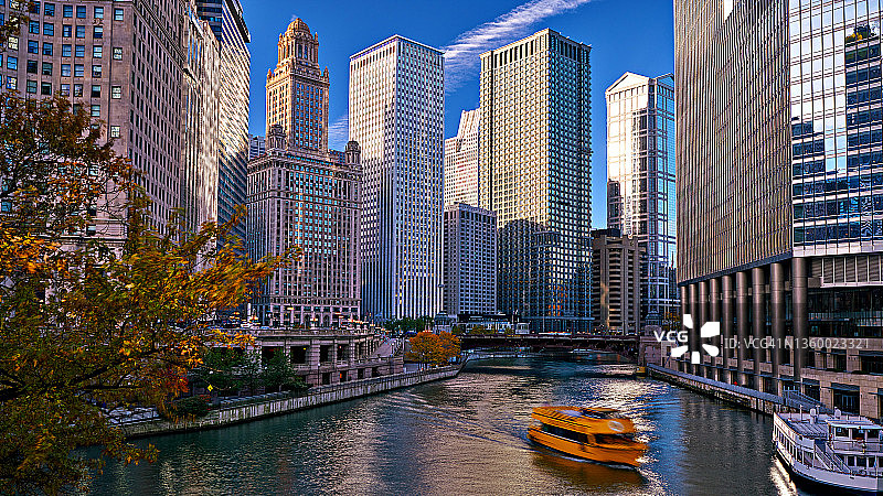 芝加哥商业区市中心图片素材