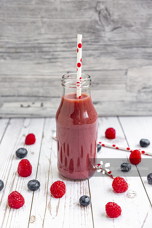 树莓冰沙图片素材