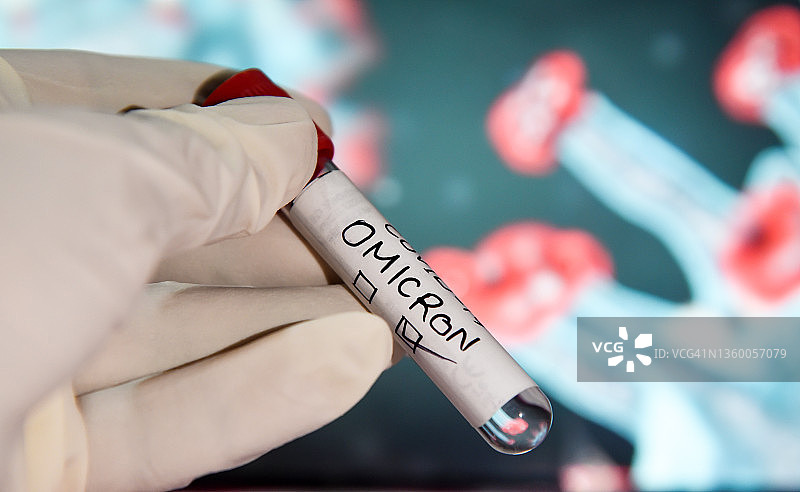 奥密克戎变异株照片图片素材