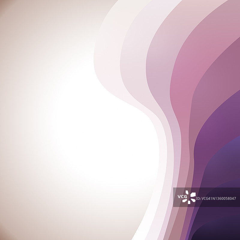 弯曲的波浪形多色层图片素材