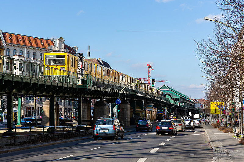 柏林舍恩豪瑟大街：城市生活（德国）图片素材