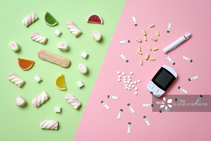 糖尿病概念图片素材