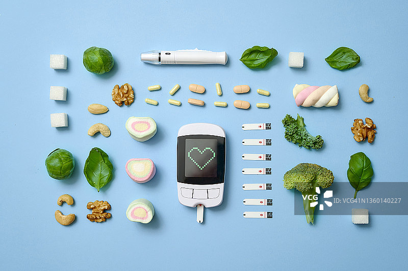 血糖测试图案图片素材