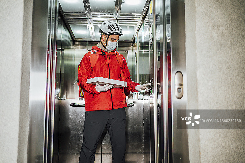 配送披萨图片素材