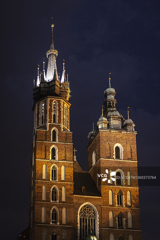 克拉科夫圣母升天大教堂图片素材