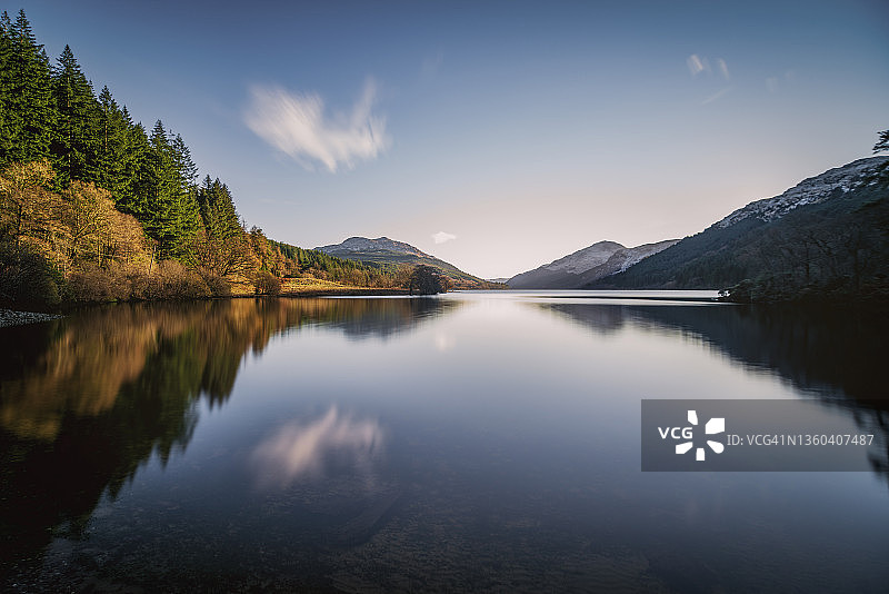 苏格兰高地埃克湖图片素材