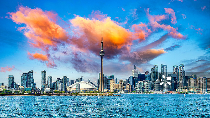 加拿大多伦多天际线图片素材