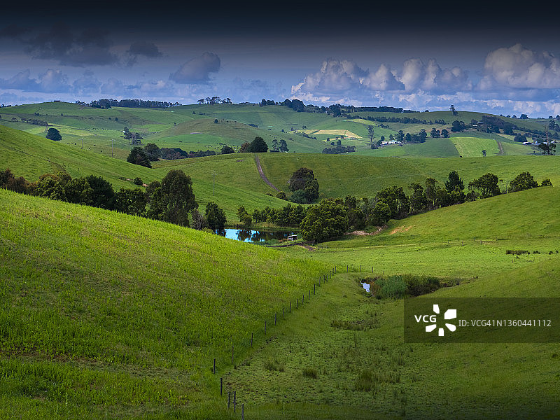 澳大利亚维多利亚州南吉普斯兰区图拉镇附近的富兰克林河图片素材