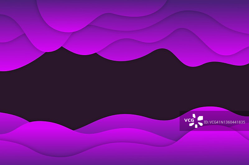 现代波浪彩色几何形状和物体图片素材