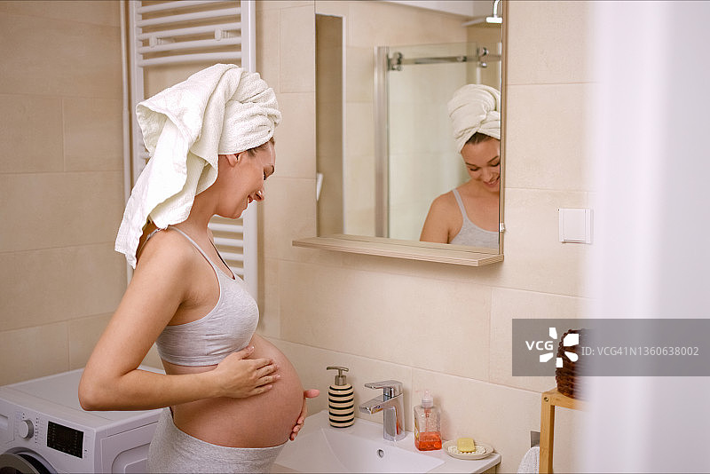 孕期好气色图片素材