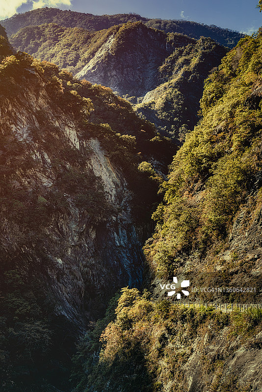 太鲁阁峡谷公园拉藤， 台湾图片素材